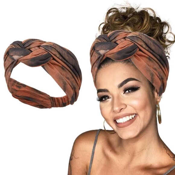 Accessories - Boho Headbands Wide Head Wraps Knotted Head Bands Stretchy Turban Hair Bands Ela